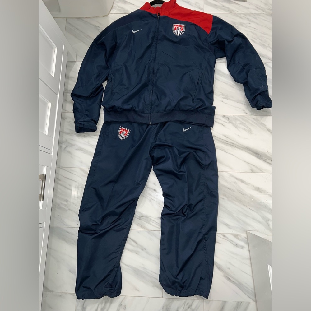 vintage MENS US soccer nike sweatsuit